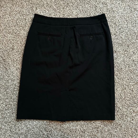 Theory black pencil skirt size 0 - Picture 3 of 8